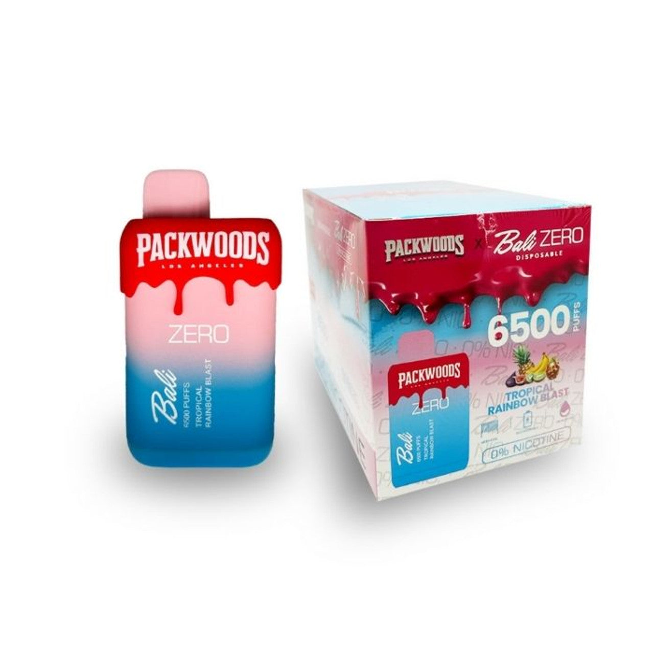 Bali Packwoods Zero Nicotine 6500 Puffs Disposable Vape - 6 Pack - Vapes Xpress