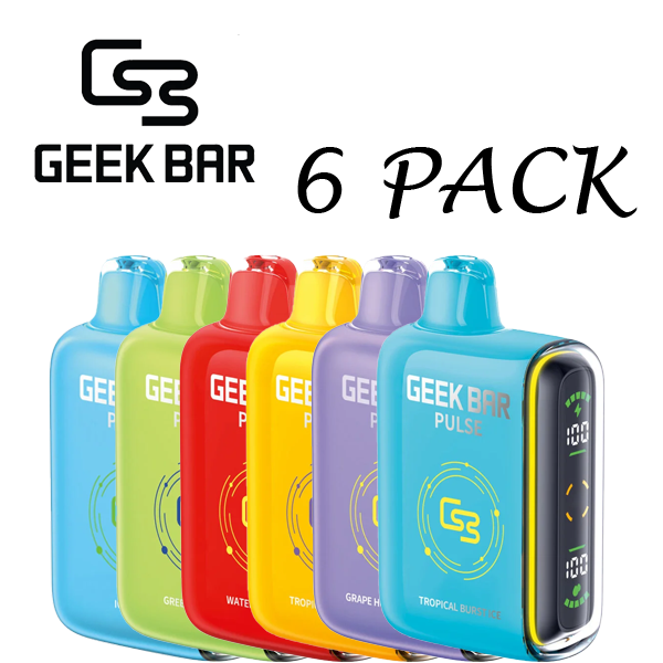 Geek Bar Pulse Disposable Vape 15000 Puffs - 6 Pack - Vapes Xpress