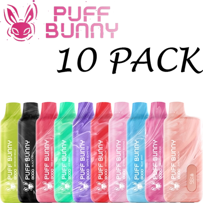 Puff Bunny 8000 Puffs - 10 Pack - Vapes Xpress