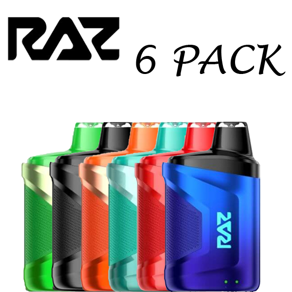 RAZ CA6000 Disposable Vape 6000 Puff – 6 pack - Vapes Xpress