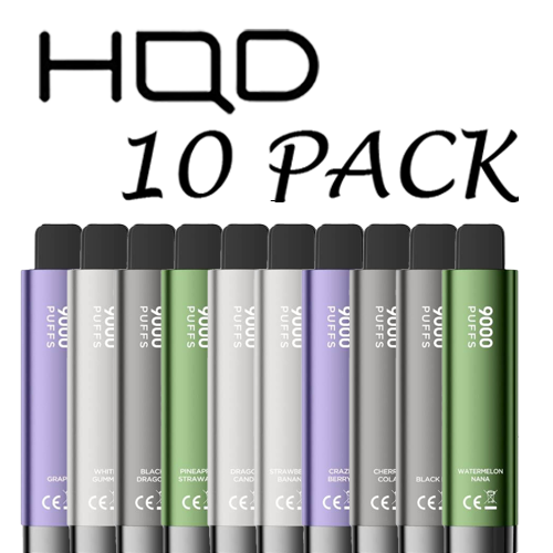 HQD Cuvie Plus 2.0 Disposable Vape Device – 10 Pack