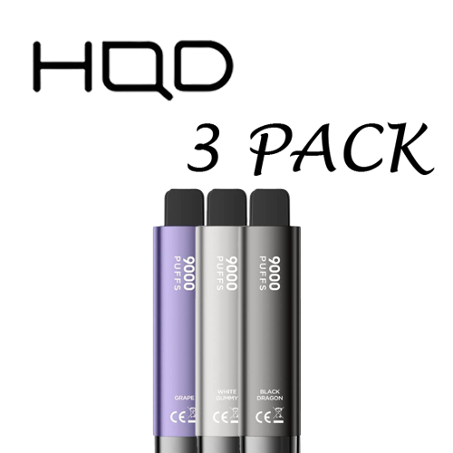 HQD Cuvie Plus 2.0 Disposable Vape Device – 3 Pack
