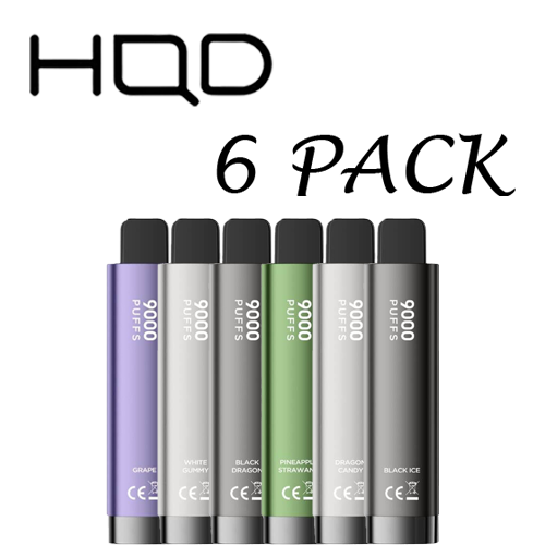 HQD Cuvie Plus 2.0 Disposable Vape Device – 6 Pack