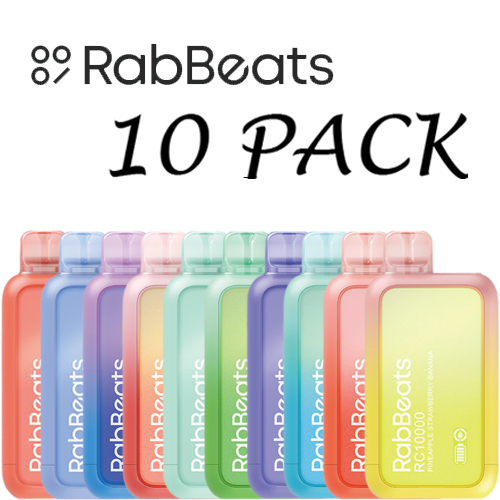 RabBeats RC10000 Disposable Vape 5% Nicotine – 10 Pack - Vapes Xpress