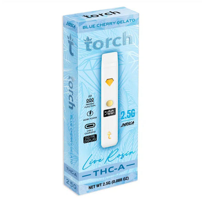 Torch THC-A Live Rosin Disposable Vapes l 2.5g